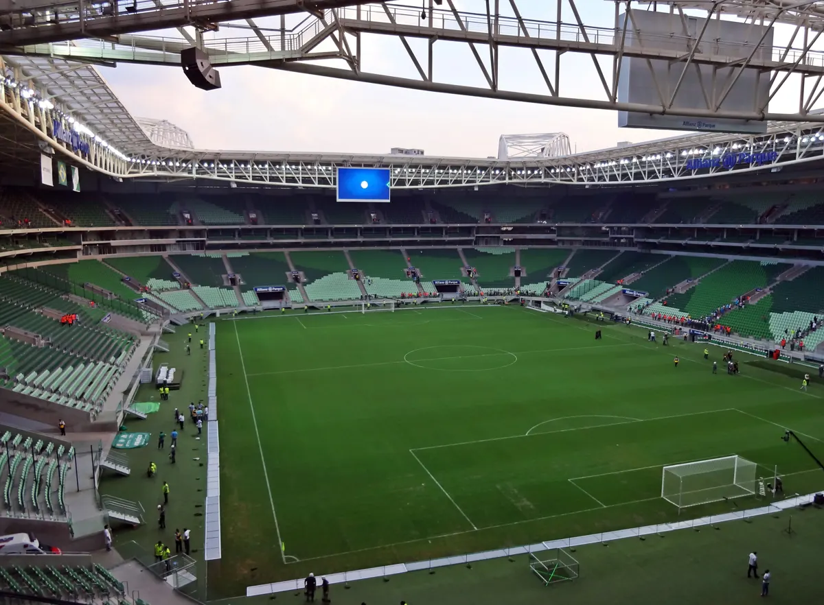 Allianz Parque stadium in São Paulo, home of Palmeiras