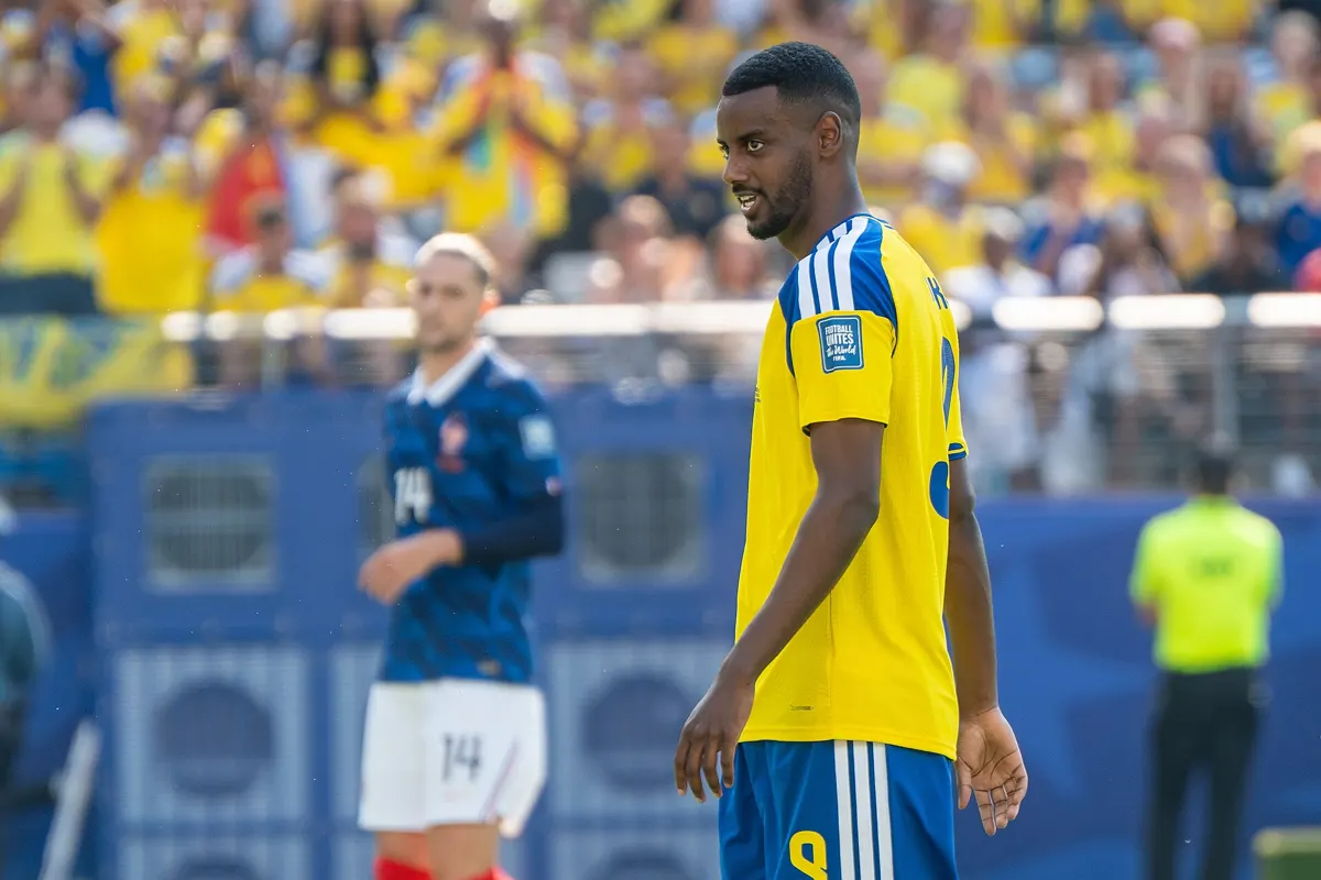 Alexander Isak of Sweden during France versus Sweden at the 2026 FIFA World Cup