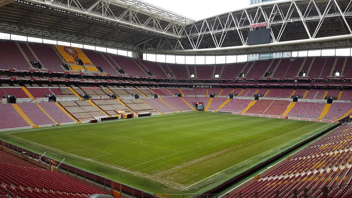 South-east corner of Galatasaray Arena (RAMS Park / Türk Telekom Arena) in Istanbul