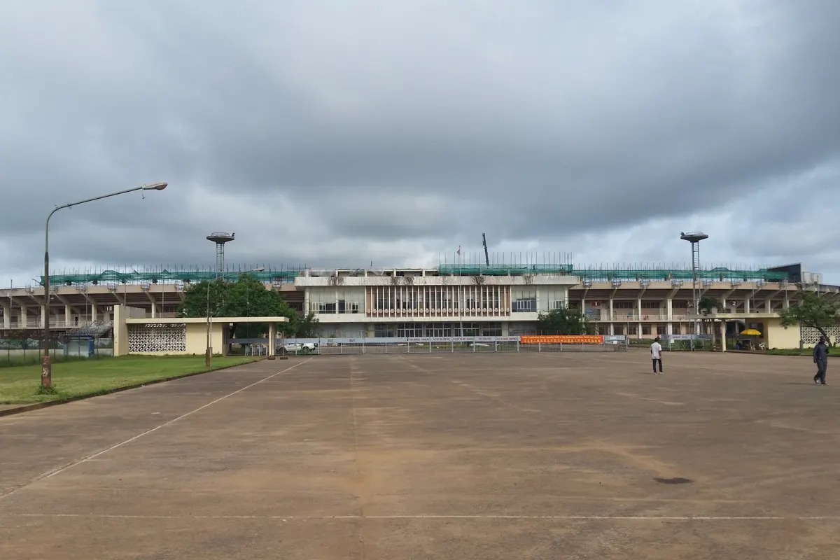 Wide view of Samuel Kanyon Doe Stadium in Monrovia, Liberia, home venue associated with Lone Star internationals
